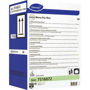 Maskinopvask, Diversey Suma Nova Pur-Eco L6, 10 l, SafePack, alusikker, uden klor