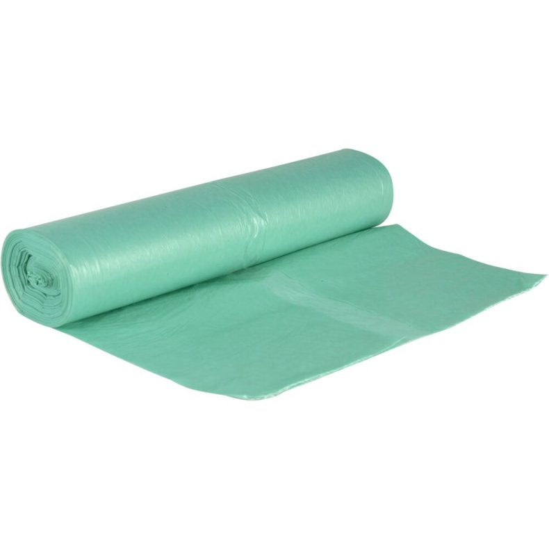 Madaffaldspose, ABENA, 50 l, gr�n, LDPE/genanvendt, 60x75cm