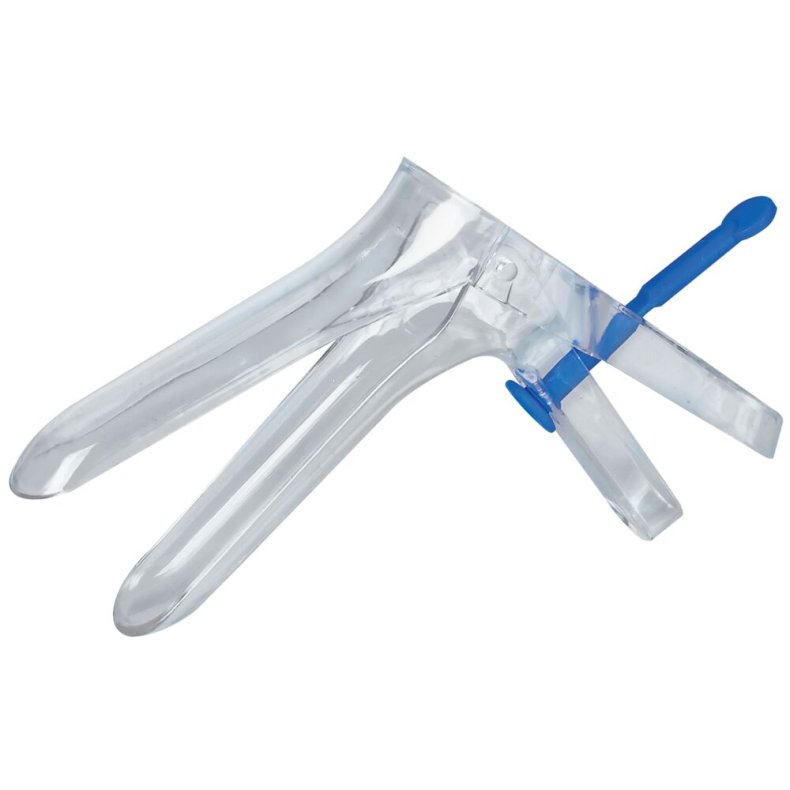 Speculum, Mediware, S, �24mm, bl�, plast, steril, med klikl�s, engangs *Denne vare tages ikke retur*