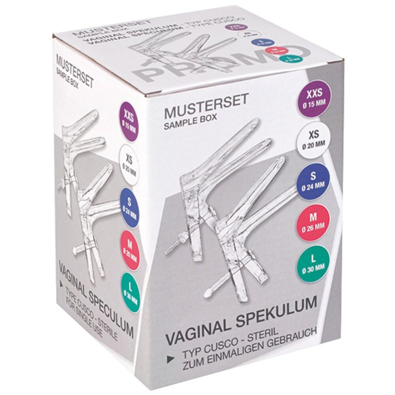 Speculum, Mediware, M, �26mm, r�d, plast, steril, med klikl�s, engangs *Denne vare tages ikke retur*