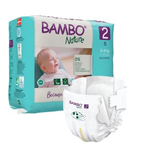 B�rneble, tapeble, milj�m�rket, Bambo Nature, 2, 3-6 kg