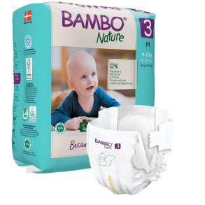 B�rneble, tapeble, milj�m�rket, Bambo Nature, 3, 4-8 kg