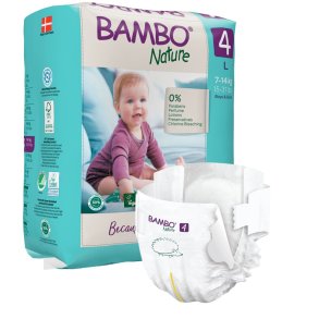 B�rneble, tapeble, milj�m�rket, Bambo Nature, 4, 7-14 kg