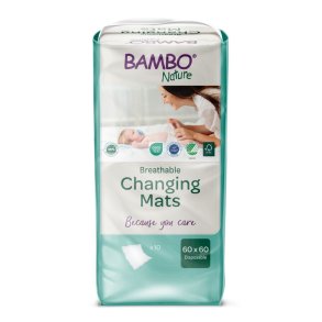 Underlag, Bambo Nature Changing Mats, 60x60cm