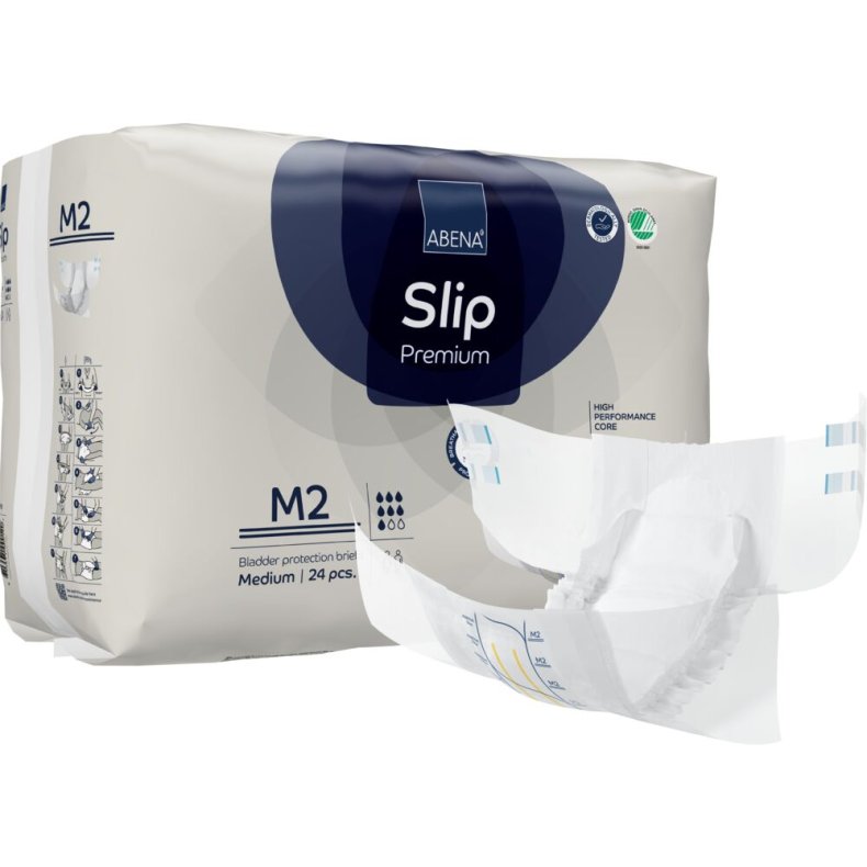 Tapeble, ABENA Slip Premium, M2, bl� farvekode