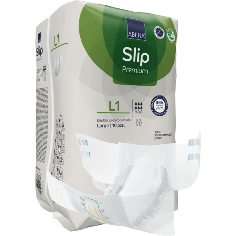 Tapeble, ABENA Slip Premium, L1, gr�n farvekode