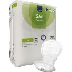 �ben ble, ABENA San Premium, 4, lysegr�n farvekode, med silikonepapir