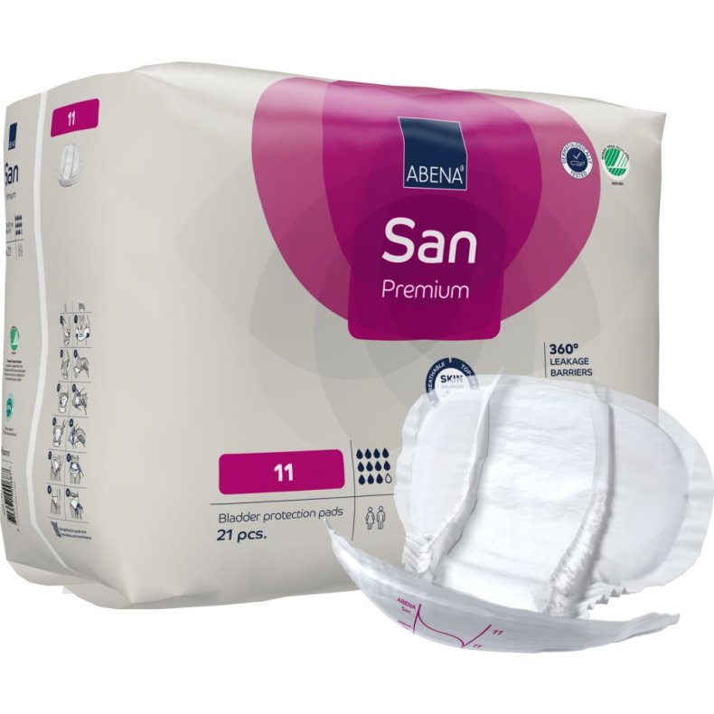 �ben ble, ABENA San Premium, 11, pink farvekode