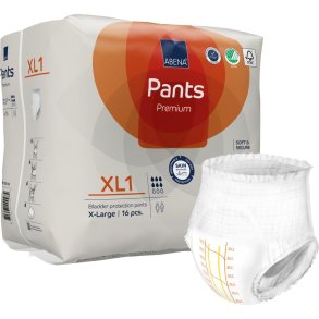 Bukseble, ABENA Pants Premium, XL1, orange farvekode