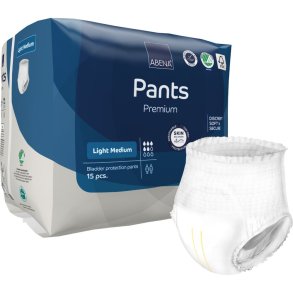 Bukseble, ABENA Pants Premium Light, M, bl� farvekode