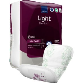 �ben ble, ABENA Light Premium, Mini Plus 1A, m�rklilla farvekode, med silikonepapir