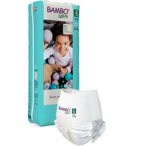 B�rneble, bukseble, milj�m�rket, Bambo Nature Pants, 6, tall pack, (Tall), 15+ kg