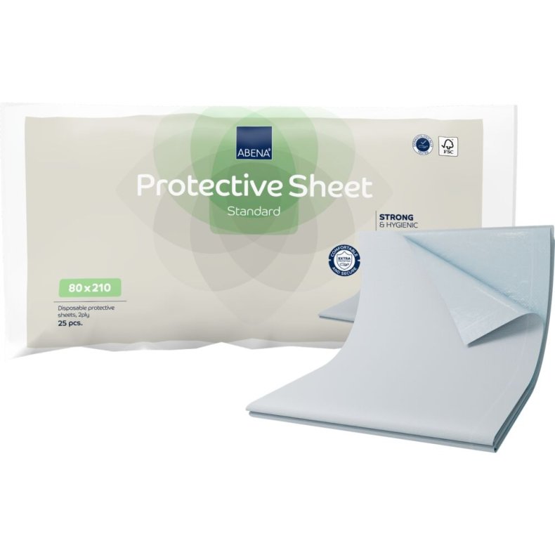 Stiklagen, ABENA Protective Sheet, 2-lags, 80x210cm