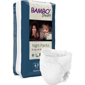 B�rneble, bukseble, Bambo Dreamy Night Pants, 15-35 kg