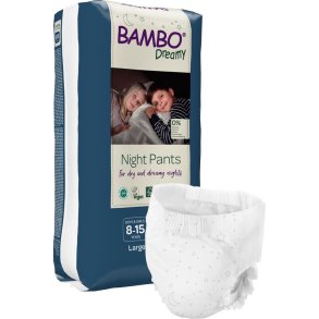 B�rneble, bukseble, Bambo Dreamy Night Pants, 35-50 kg