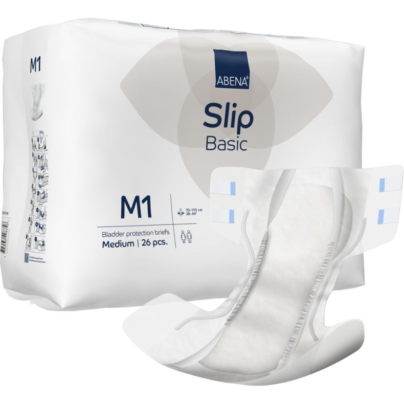 Tapeble, ABENA Slip Basic, M1, bl� farvekode