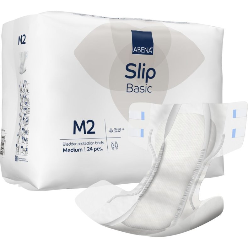 Tapeble, ABENA Slip Basic, M2, bl� farvekode