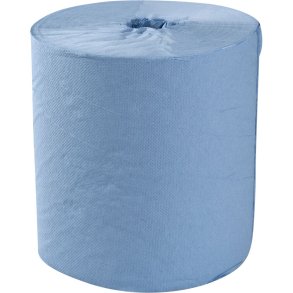 H�ndkl�derulle, neutral, 1-lags, Midi, 300m x 20cm, �19cm, bl�, genanvendt papir, uden hylse