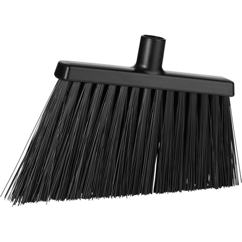 Fejekost, Vikan, sort, polyester/PP/rustfrit st�l, 29 cm, meget stiv *Denne vare tages ikke retur*