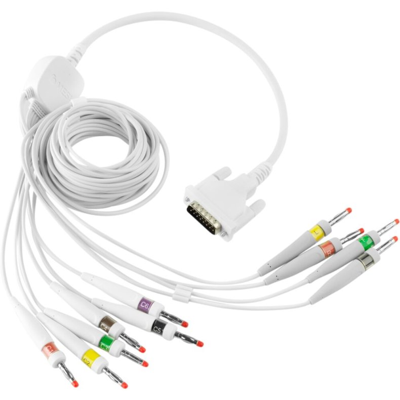 EKG-patientkabel, Mesi, med bananstik *Denne vare tages ikke retur*