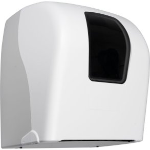 Dispenser, Classic Recycled, 23x31x33cm, hvid, plast, h�ndkl�deruller, m. rude