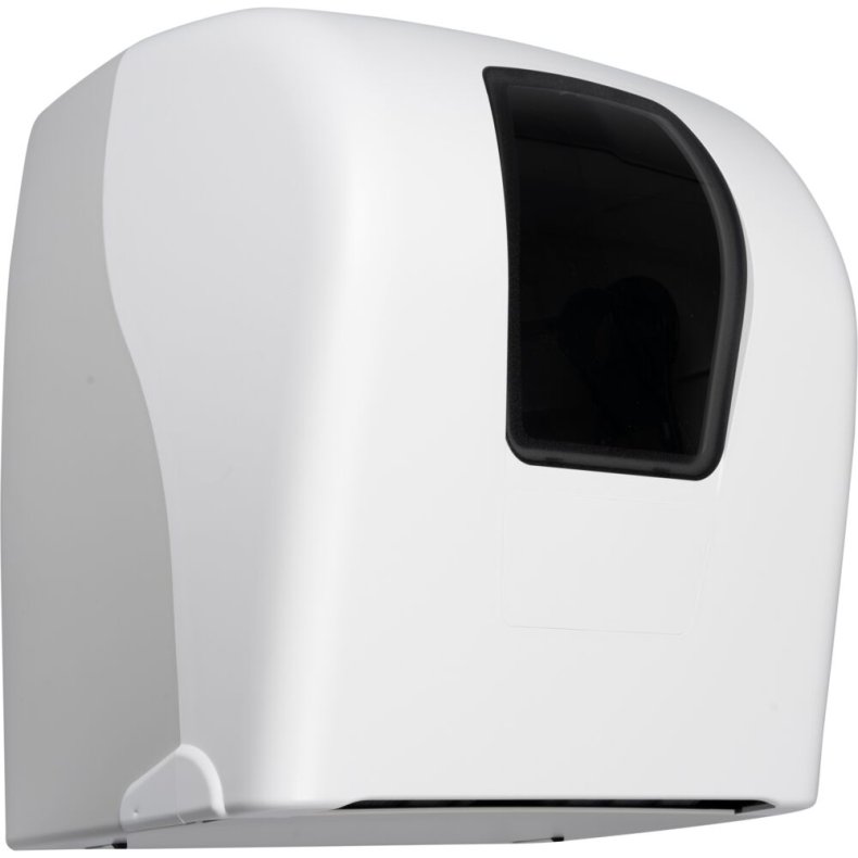 Dispenser, Classic Recycled, 23x31x33cm, hvid, plast, h�ndkl�deruller, m. rude