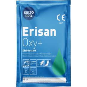 Desinfektionsmiddel, Erisan Oxy+, uden farve og parfume, portionsbreve 50 g.