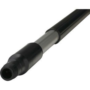 Skaft med vandgenneml�b, Vikan, 101cm, �31mm, sort, aluminium/PP, 101 cm, isoleret gribestykke, Q-kobling *Denne vare tages ikke retur*