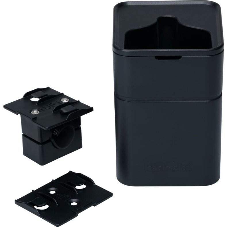 Dispenser, Sanimaid, 100x90x120mm, sort mat, ABS, til slibesvamp holder *Denne vare tages ikke retur*
