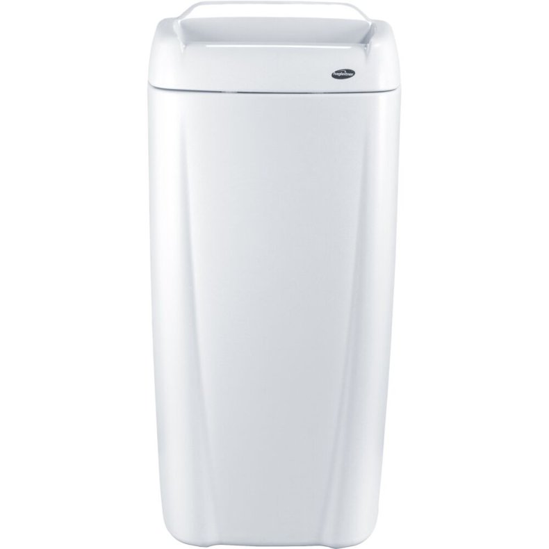 Affaldsspand, Hagleitner, hvid, plast, 45 l, vacuum, forberedt til v�gmontering inkl. materiale