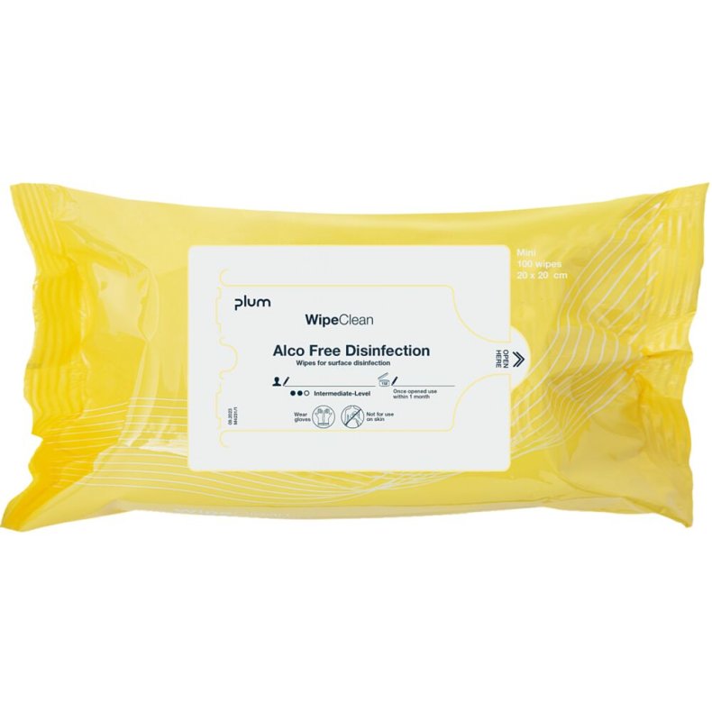 Engangsklud, WipeClean, Mini, 20x20cm, alkoholfri