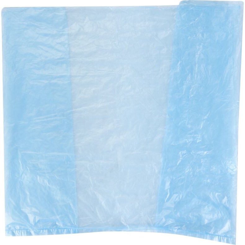 Foringspose, bl�, HDPE/virgin, 610/200x620mm, 1/2GN *Denne vare tages ikke retur*