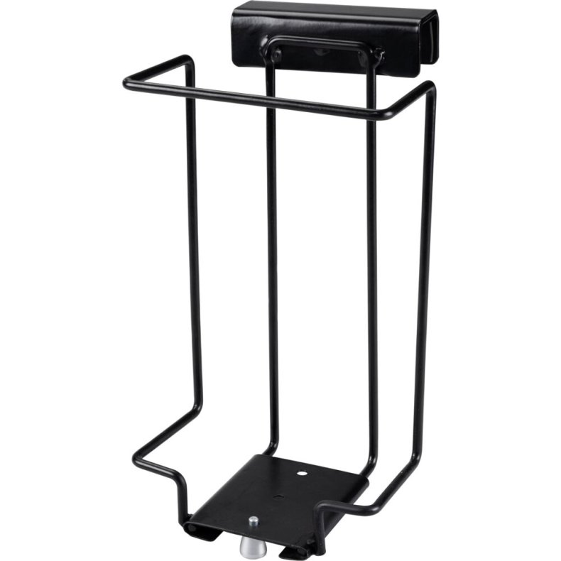 Handskeholder, 13x25,5x13cm, sort, metal, justerbar, til 1 pakke