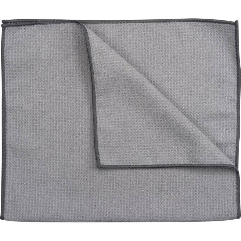 Viskestykke, 70x40cm, gr�, mikrofiber, vaffel v�vet *Denne vare tages ikke retur*