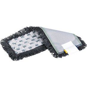 Moppe, Vileda UltraSpeed Pro Max, gr�, polyester, 40 cm, til klips fremf�rer *Denne vare tages ikke retur*