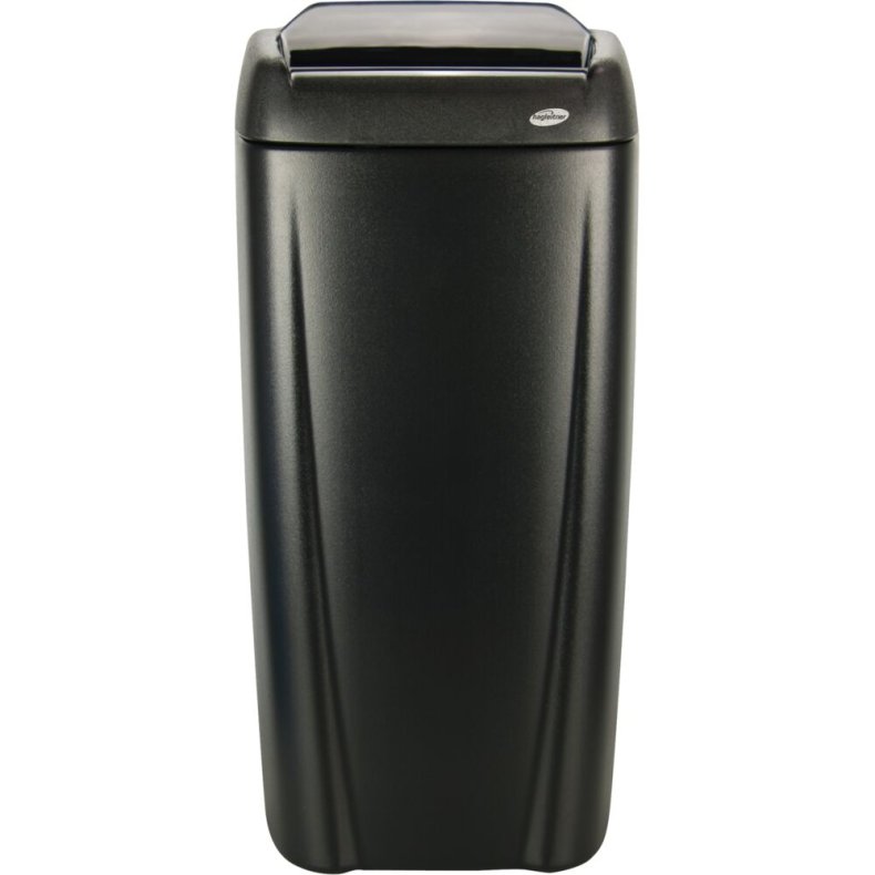 Affaldsspand, Hagleitner, sort, plast, 45 l, vacuum, forberedt til v�gmontering inkl. materiale