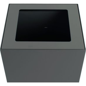 Topindsats, V-Part, m�rkegr�, pulverlakeret st�l, �bent indkast, til modulopbygget serie, 85 og 90 liter *Denne vare tages ikke retur*