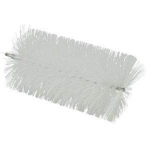 R�rrenserhoved, Vikan, 20cm, �9cm, hvid, polyester/PP/rustfrit st�l, medium *Denne vare tages ikke retur*