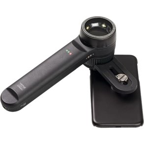 Kameraadapter, sort, m/magnet, til HEINE DELTAone/30/30 PRO dermatoskop, til smarttelefon *Denne vare tages ikke retur*