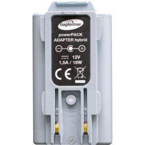 Powerpack adapter, Hagleitner, gr�, plast, hybrid, til Powerpack in