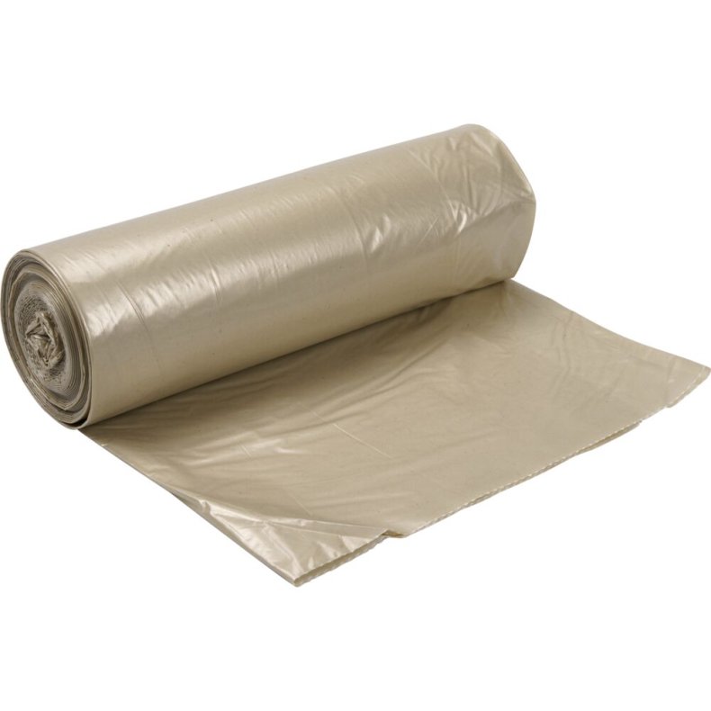 Ekstra st�rk containers�k, 240 l, klar, LDPE/genanvendt, 124x151cm