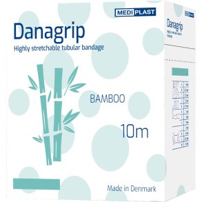 Tubular bandage, Danagrip, F, 10m x 10cm, hvid, kompressionsbandage, til l�r, engangs *Denne vare tages ikke retur*