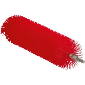 R�rrenserhoved, Vikan, 20cm, �4cm, r�d, polyester/rustfrit st�l, medium *Denne vare tages ikke retur*