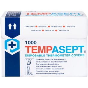 Termometerovertr�k, transparent, med salve