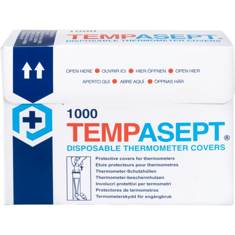 Termometerovertr�k, transparent, med salve