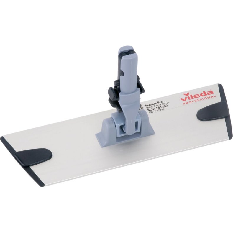 Fremf�rer til hook'n'loop moppe, Vileda ExpressPro, s�lv, aluminium, 25 cm *Denne vare tages ikke retur*