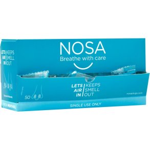 N�sepropper, Nosa, One size, transparent, med menthol duft, engangs