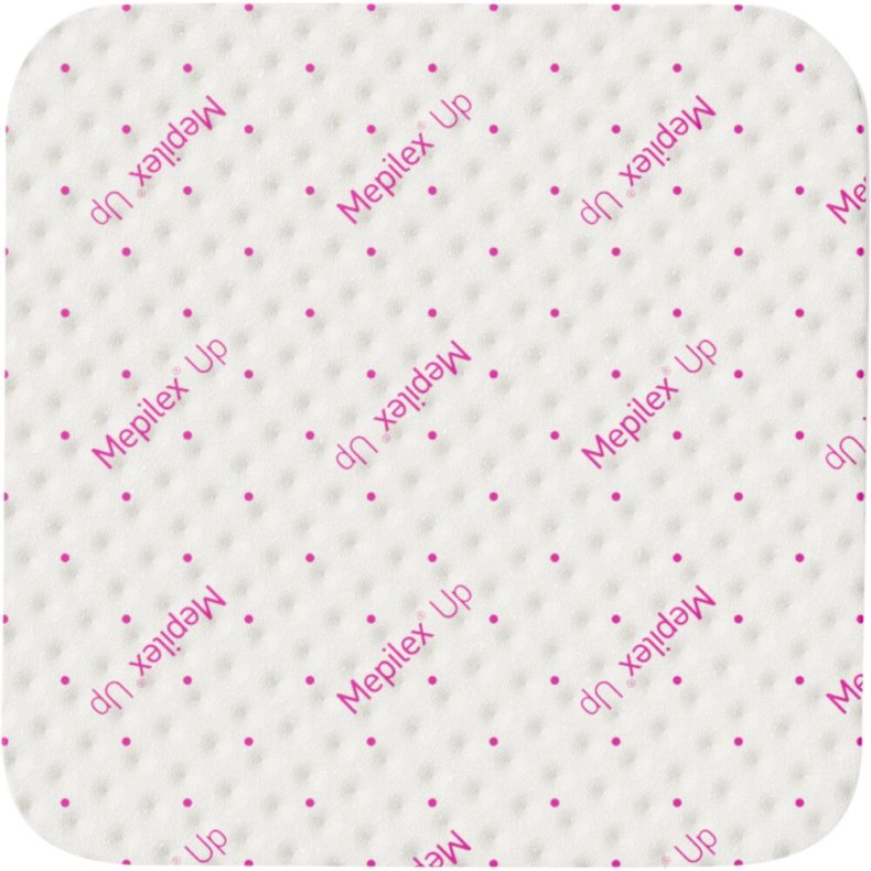 Skumbandage, Mepilex UP, 15x15cm, m/silikonekontaktlag, u/kl�b, latexfri, steril, engangs *Denne vare tages ikke retur*