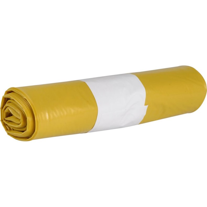 S�kko-Boy s�k, gul, LDPE/genanvendt, 42x68cm, 2-i-1, til opdeling af 40 l S�kko-Boy stativ