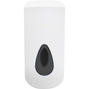 Dispenser, Modular, neutral, 900 ml, hvid, plast, manuel, gr� skueglas, til p�fyldning af skum